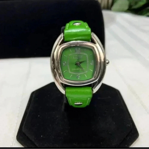 Ecclissi Watch Women Sterling Silver Leather - Picture 1 of 6